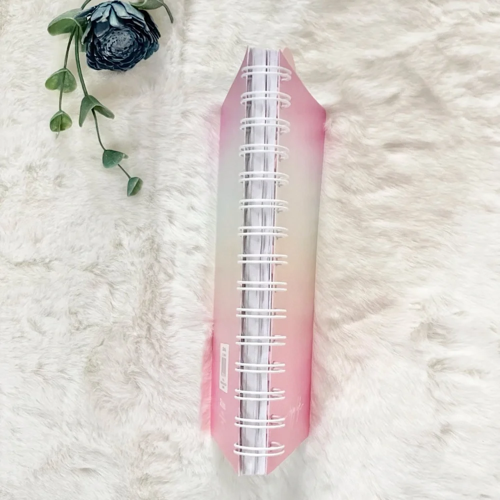 New with tags 160 page Spiral Journal “ Enjoy Life“ Beautiful pink, multicolored